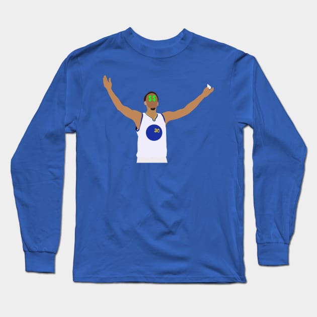 Steph Curry - Money Long Sleeve T-Shirt by xavierjfong